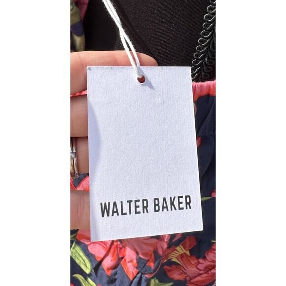 Walter Baker NWT Christine Ruffled Mini Skirt Size XL Tropical Floral Print - Picture 4 of 9